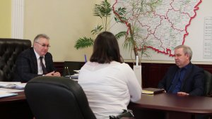 Начальник УМВД области Николай Скоков встретился с пострадавшей от мошенничества